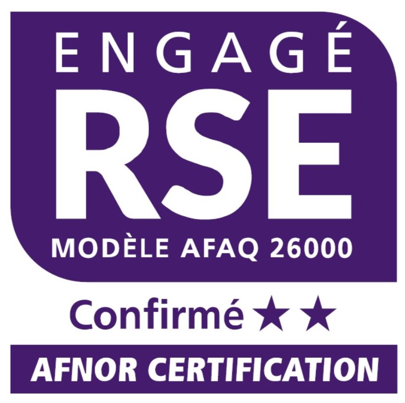 AFNOR certification - label engagé RSE confirmé **